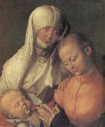 Albrecht Durer, Anne with the virgin and the infant Christ